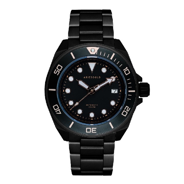 Aries Gold G 9029 BKRG-BKRG Dreadnought Unisex's Watch